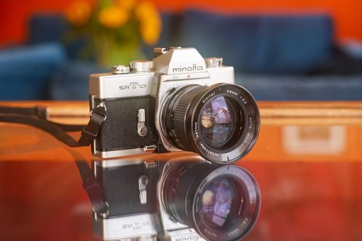 Minolta SRT with 28mm f2.5