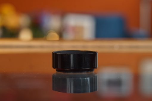 Black lens hood