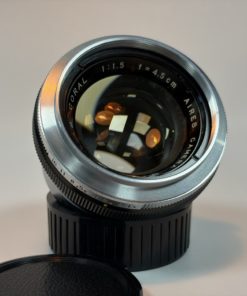 Aires Coral 4.5cm f1.5 converted to Leica M