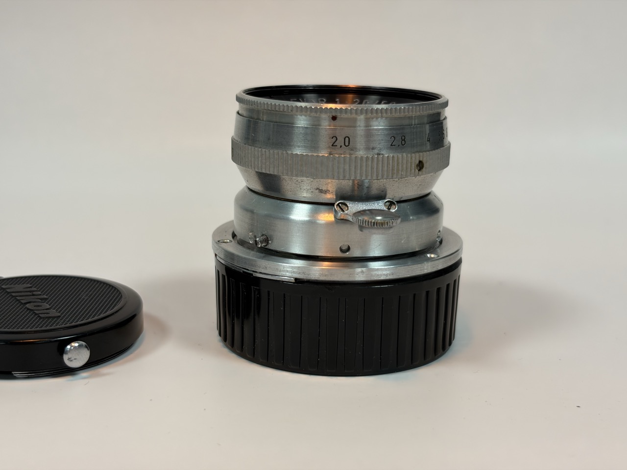 Futura Evar 50mm f2 converted to Leica M