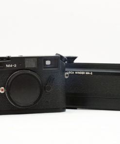 Leica M4-2 Rangefinder 0.72 Black with Motorwinder