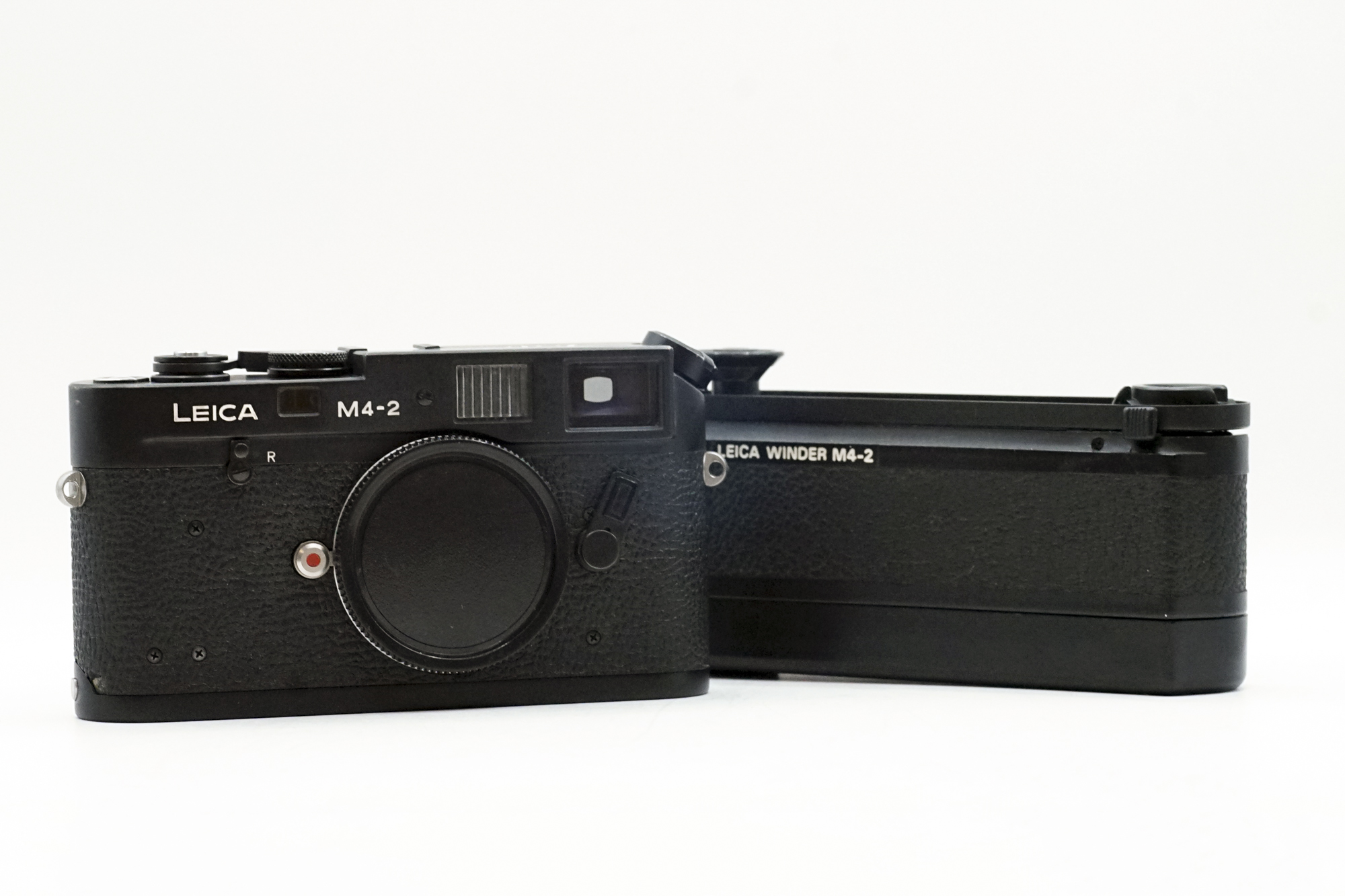 Leica M4-2 Rangefinder 0.72 Black with Motorwinder