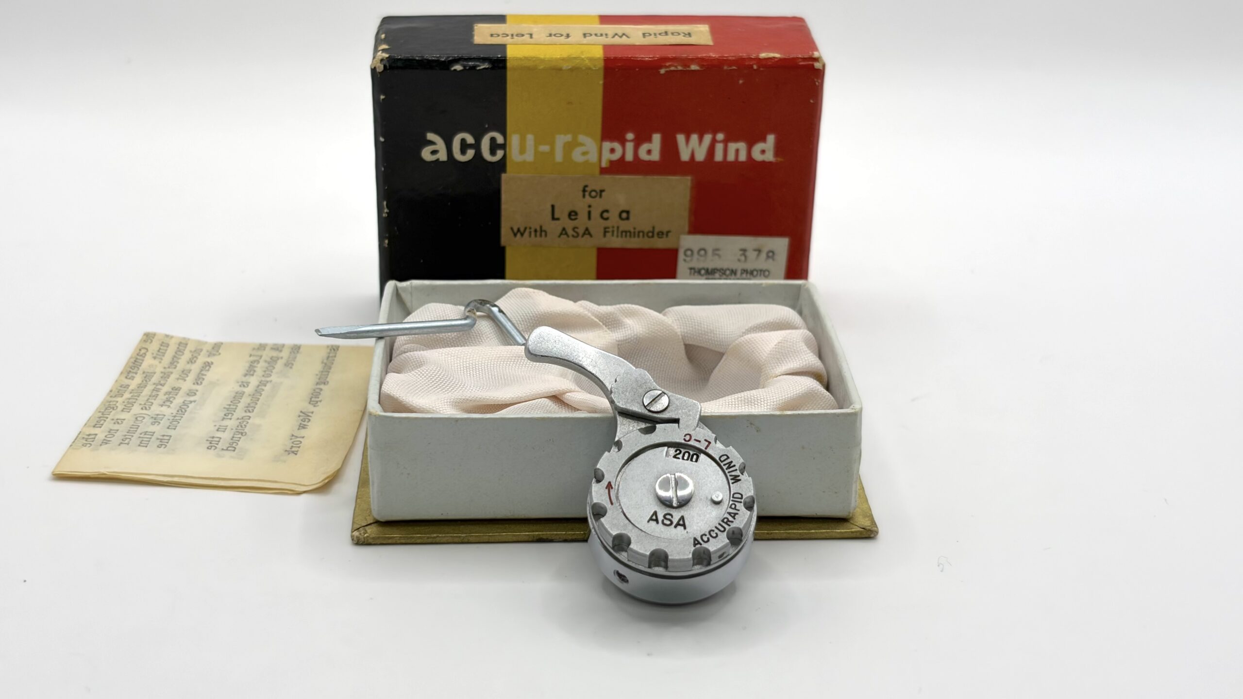 Leica Barnack Accurapid - Accu-Rapid film advancing attachment - boxed - Image 2